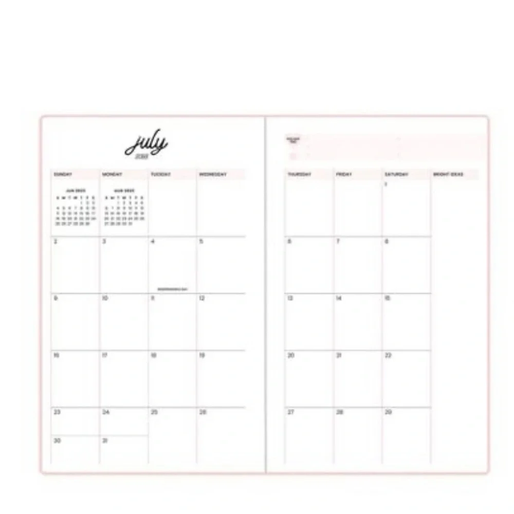 Color Me Courtney for Blue Sky 2023-24 planner